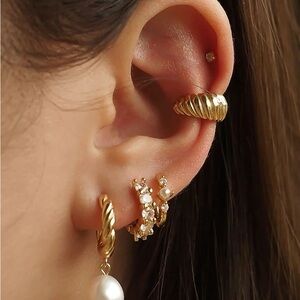 Elegant Gold Hoop Earrings